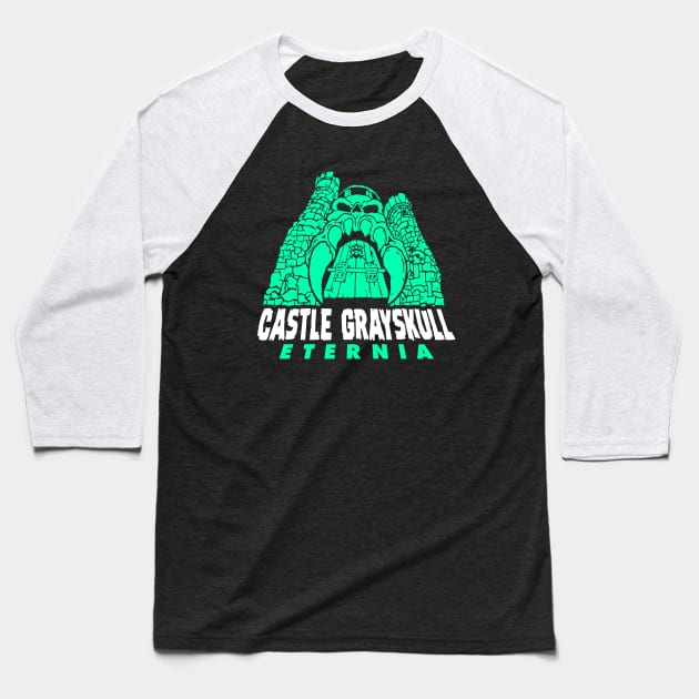 Mighty Castle Baseball T-Shirt by buby87